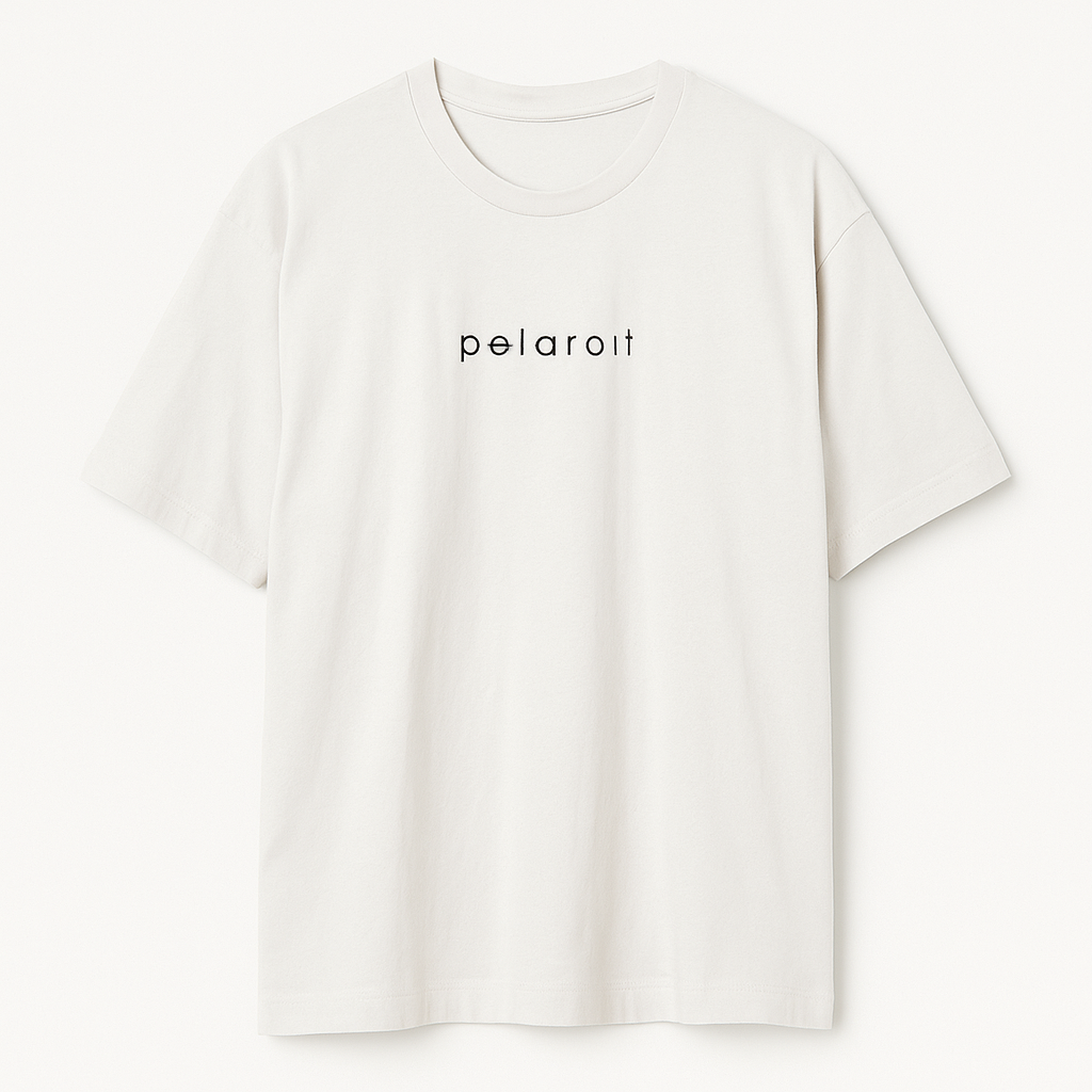 pølaroit shirt in white